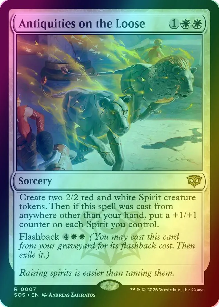 Antiquities on the Loose [7] [Secrets of Strixhaven] [Foil]