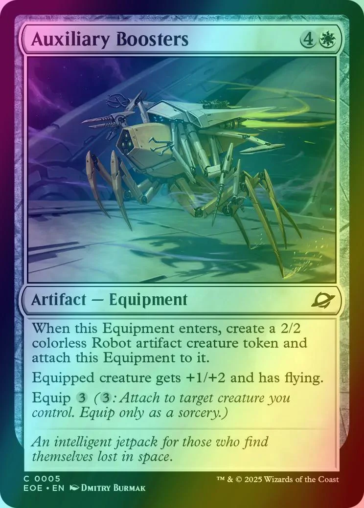 Auxiliary Boosters [5] [Edge of Eternities] [Foil]