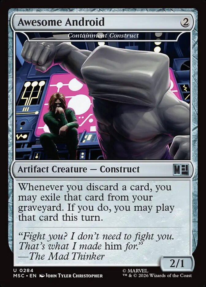 Awesome Android - Containment Construct [284] [Marvel Super Heroes: Commander] [Non-Foil]