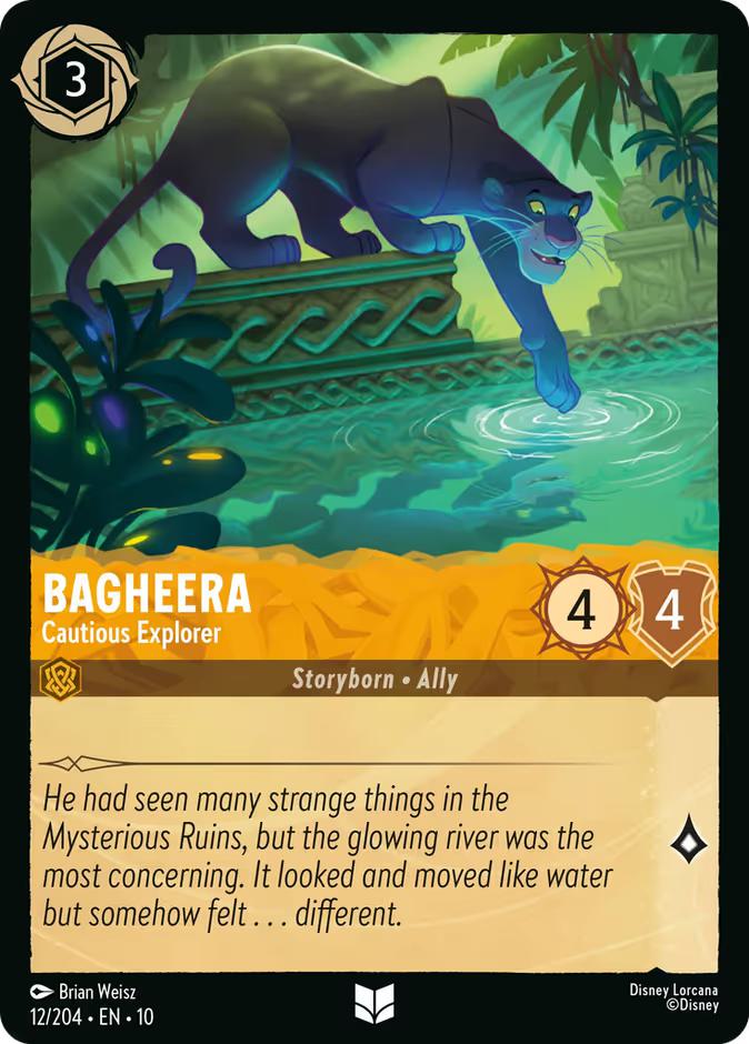 Bagheera - Cautious Explorer - 12/204 [Whispers in the Well] [Non-Foil]