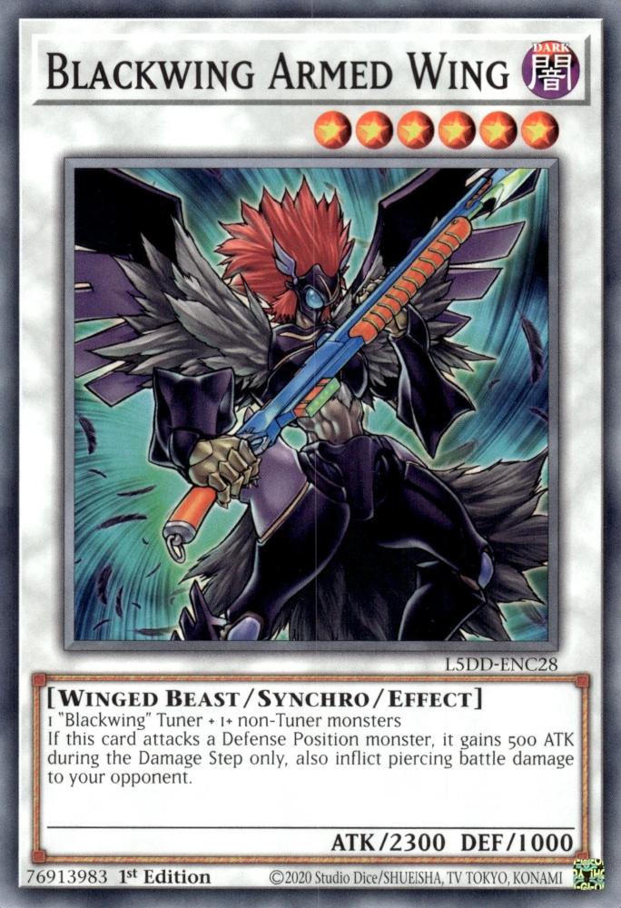 Blackwing Armed Wing - L5DD-ENC28 - Common - 1st Edition