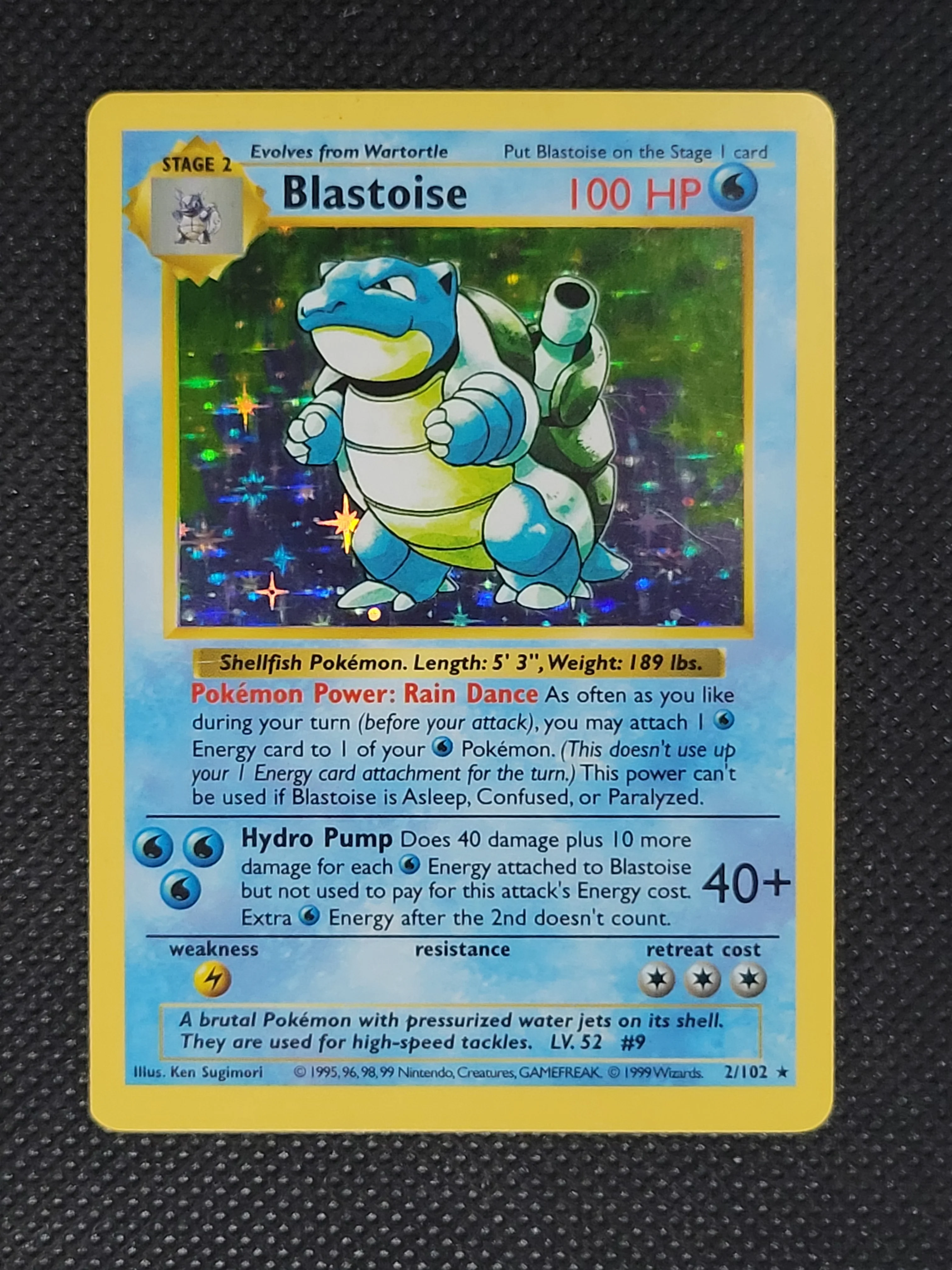 Blastoise — Damaged|Rare|Shadowless|Holo — ID 17981 - Image 3
