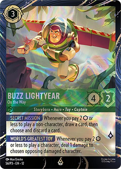 Buzz Lightyear - On the Way - 56/P3 [Disney Lorcana Promo Cards] [Holofoil]