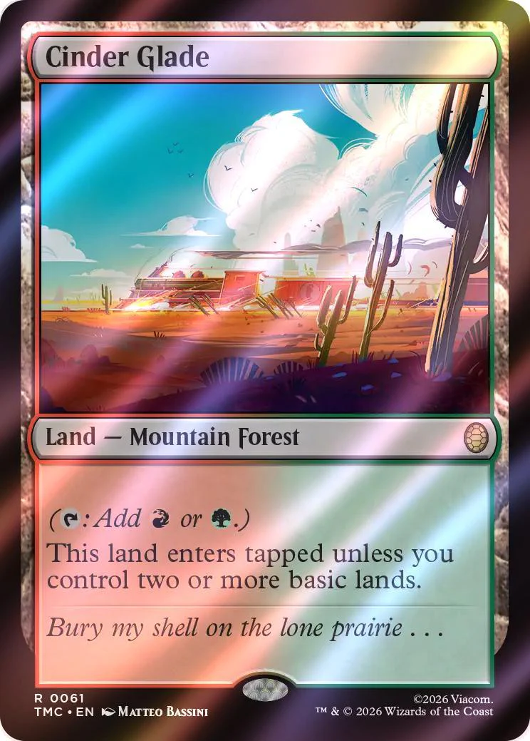 Cinder Glade [61] [Teenage Mutant Ninja Turtles Eternal] [Surge Foil]