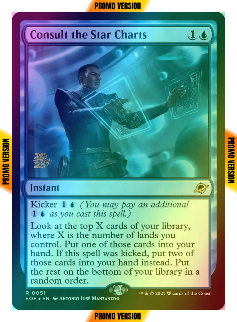 Consult the Star Charts [51s] [Prerelease] [Edge of Eternities: Promos] [Foil]