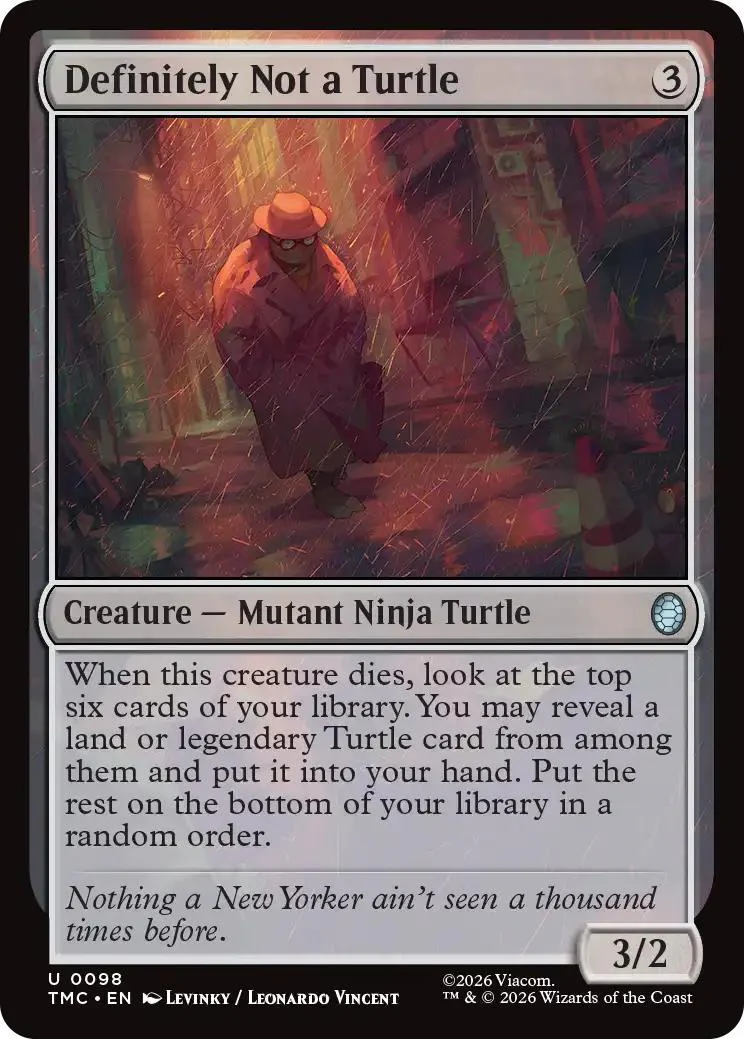 Definitely Not a Turtle [98] [Team-Up] [Teenage Mutant Ninja Turtles Eternal] [Non-Foil]