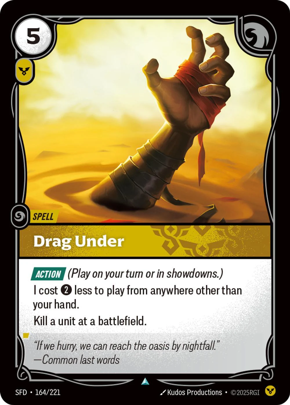 Drag Under - 164/221 [Spiritforged] [Non-Foil]