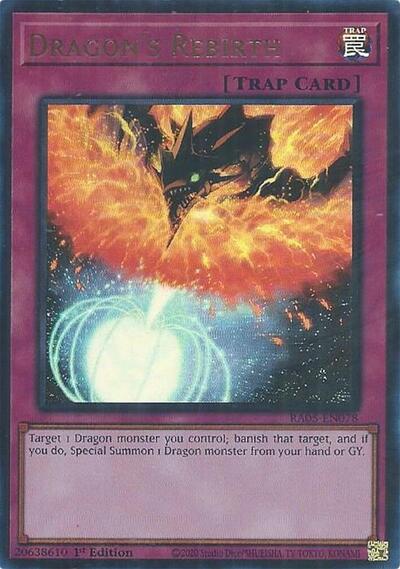 Dragon's Rebirth - RA05-EN078 - Ultra Rare - 1st Edition