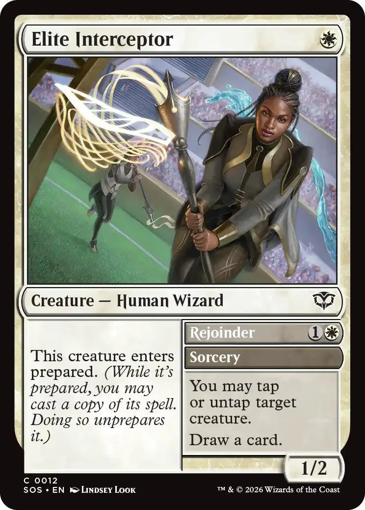 Elite Interceptor // Rejoinder [12] [Secrets of Strixhaven] [Non-Foil]