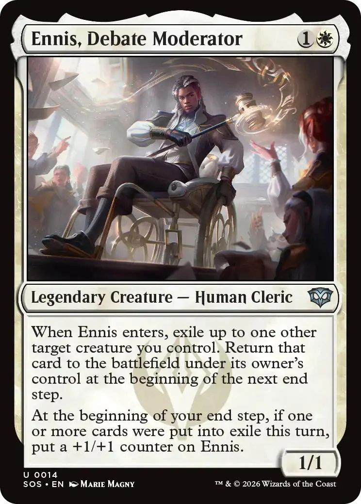 Ennis, Debate Moderator [14] [Secrets of Strixhaven] [Non-Foil]