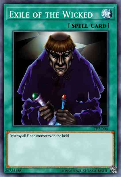 Exile of the Wicked - LCKC-EN100 - Ultra Rare - 1st Edition
