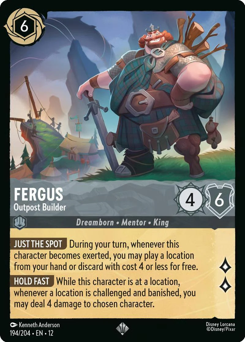 Fergus - Outpost Builder - 194/204 [Wilds Unknown] [Non-Foil]