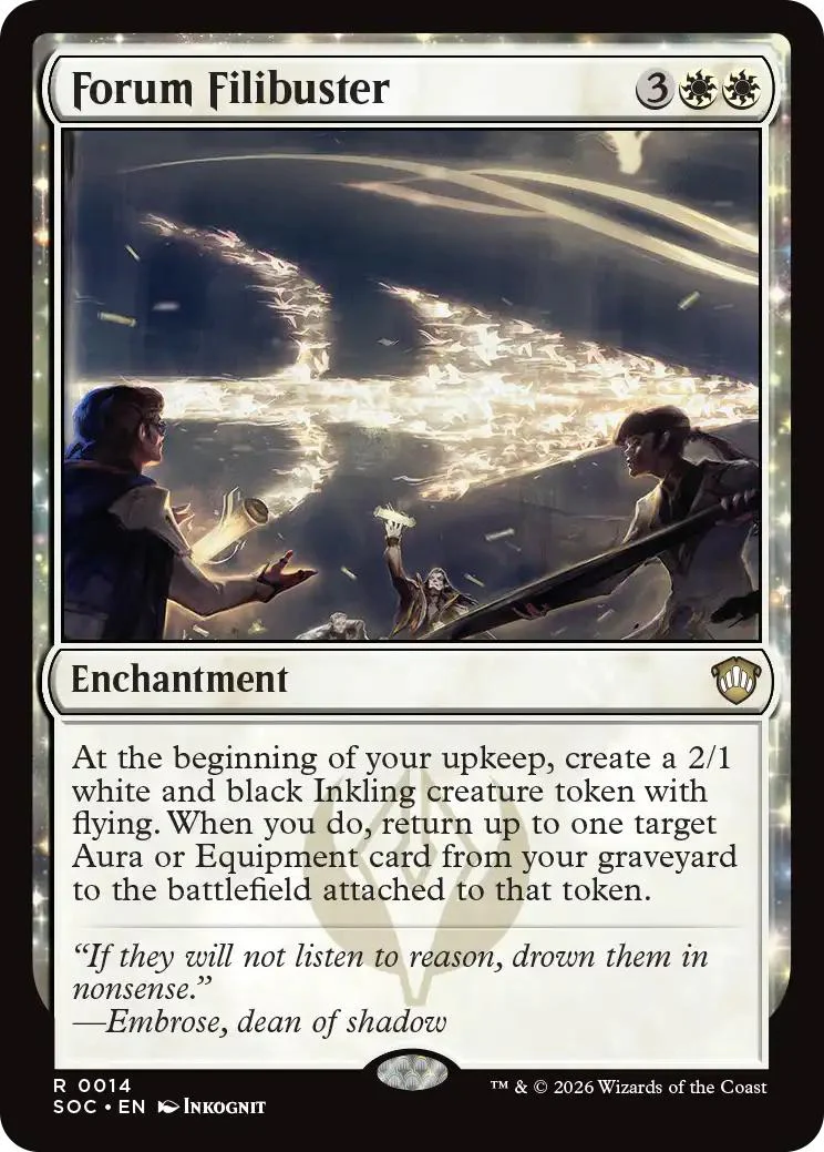 Forum Filibuster [14] [Secrets of Strixhaven: Commander] [Non-Foil]