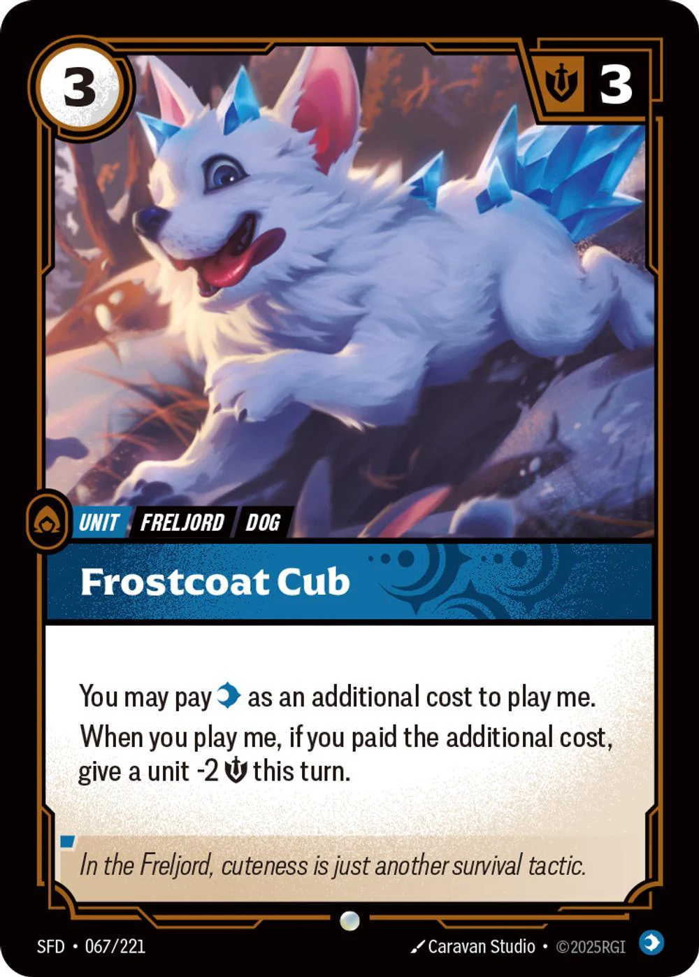Frostcoat Cub - 067/221 [Spiritforged] [Non-Foil]