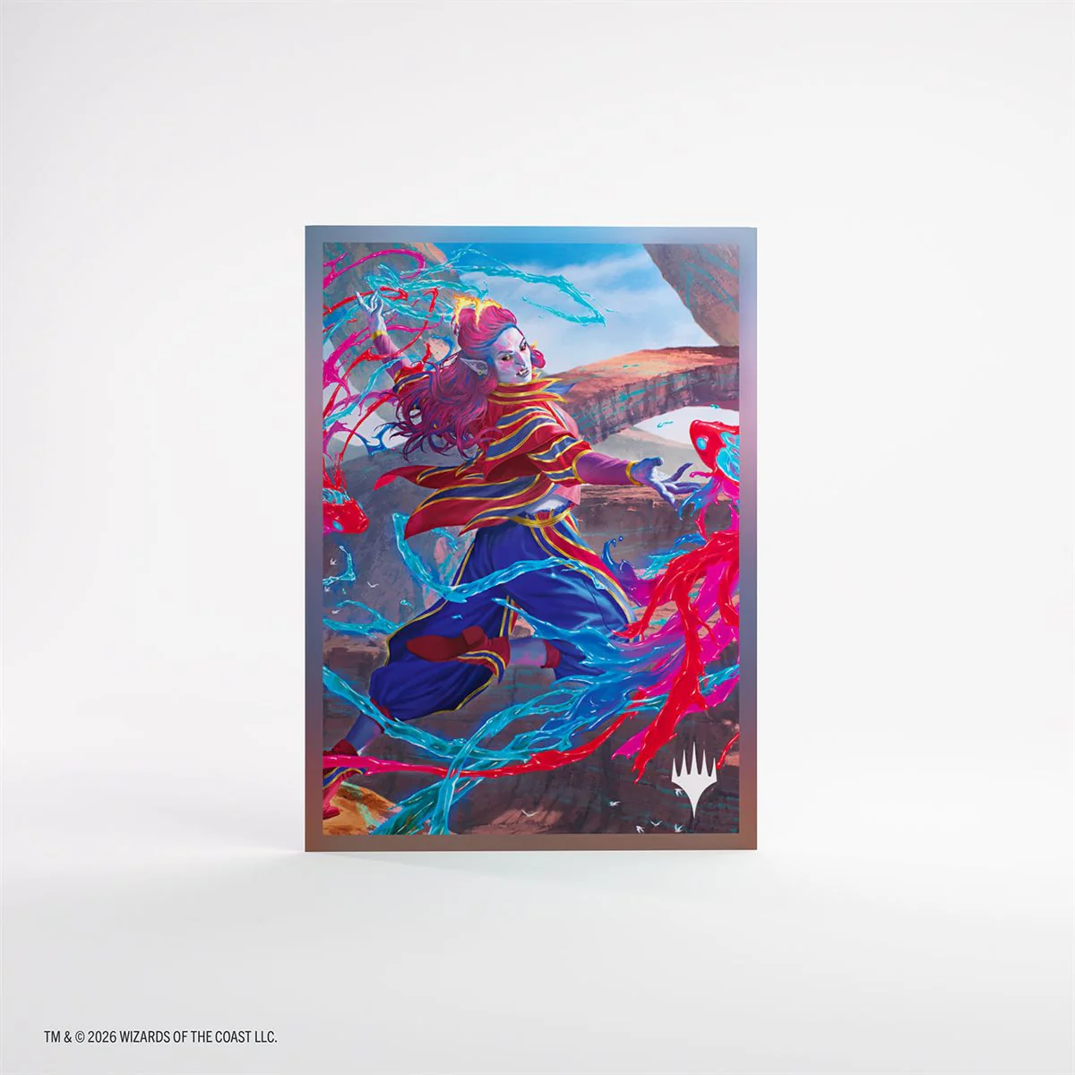 Gamegenic MTG Premium Art Sleeves - Standard Size - 105ct - Secrets Of Strixhaven - Rootha, Mastering the Moment - Image 2