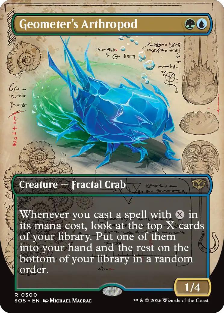 Geometer's Arthropod [300] [Borderless] [Field Nottes] [Secrets of Strixhaven] [Non-Foil]