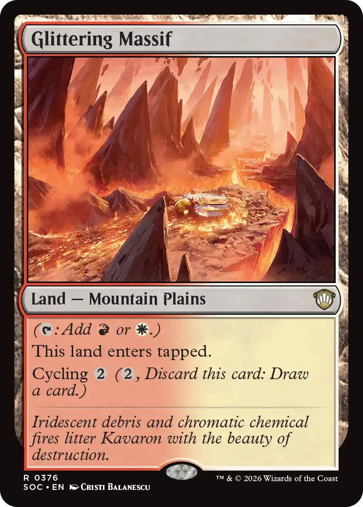 Glittering Massif [376] [Secrets of Strixhaven: Commander] [Non-Foil]