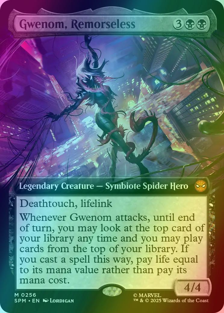 Gwenom, Remorseless [256] [Extended Art] [Marvel's Spider-Man] [Foil]