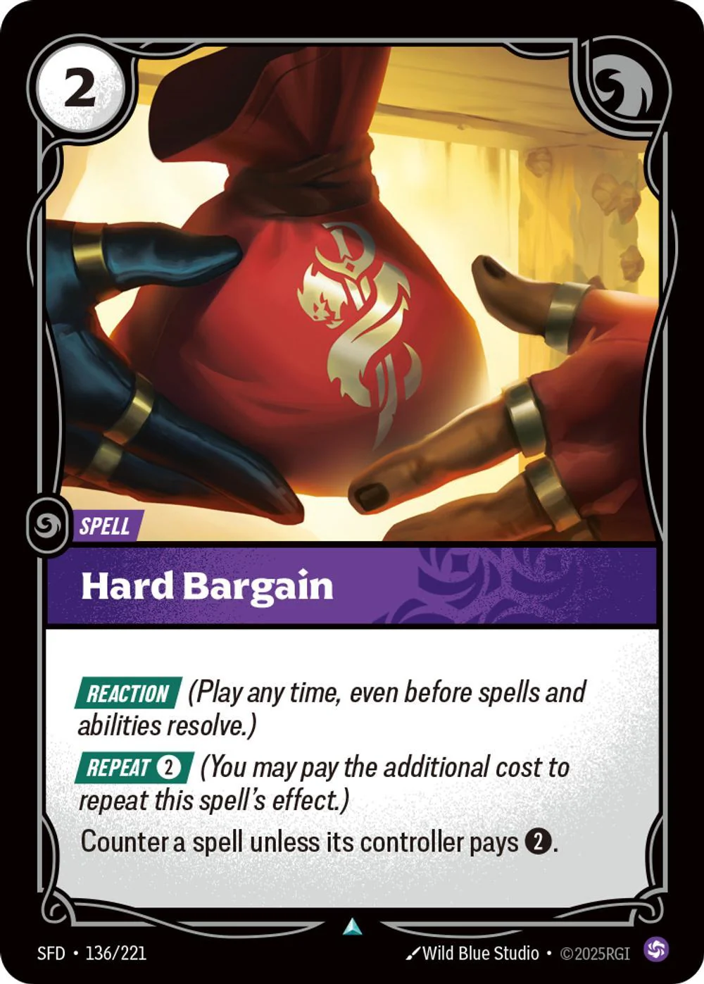 Hard Bargain - 136/221 [Spiritforged] [Non-Foil]