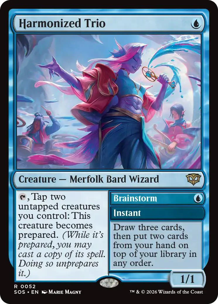 Harmonized Trio // Brainstorm [52] [Secrets of Strixhaven] [Non-Foil]