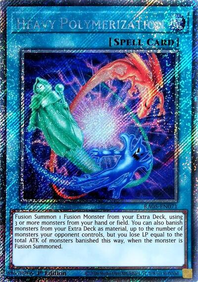 Heavy Polymerization - RA05-EN071 - Platinum Secret Rare - 1st Edition