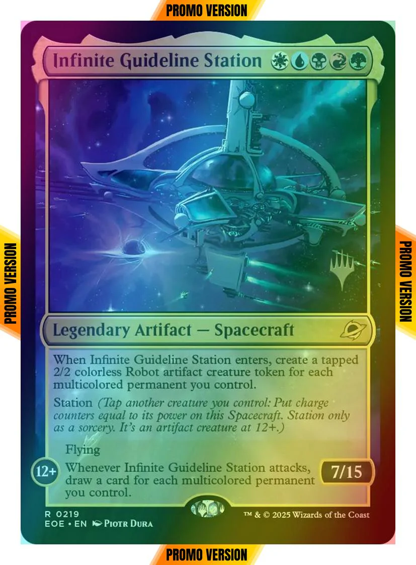 Infinite Guideline Station [219p] [Promo Pack] [Edge of Eternities: Promos] [Foil]