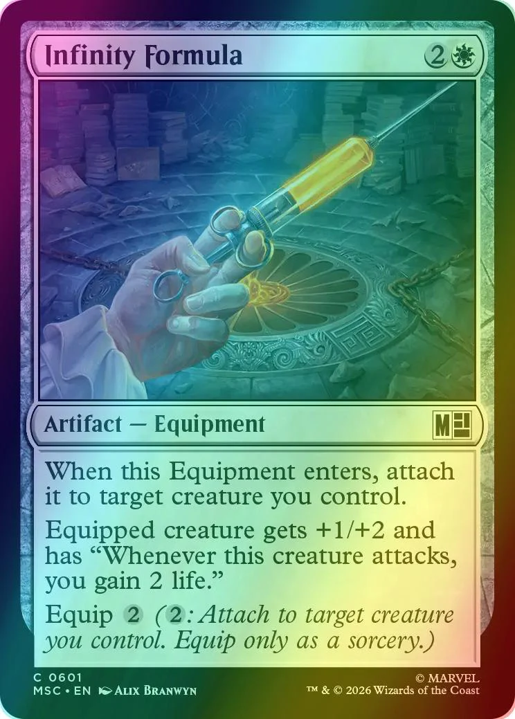 Infinity Formula [601] [Jumpstart] [Marvel Super Heroes: Commander] [Foil]