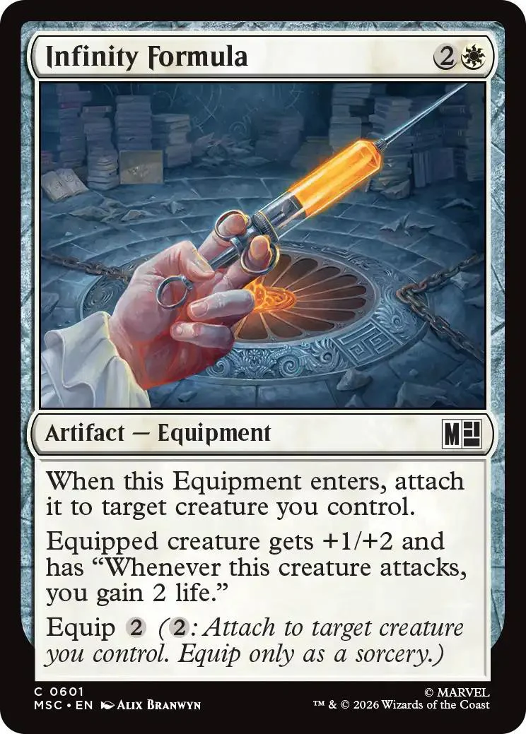 Infinity Formula [601] [Jumpstart] [Marvel Super Heroes: Commander] [Non-Foil]