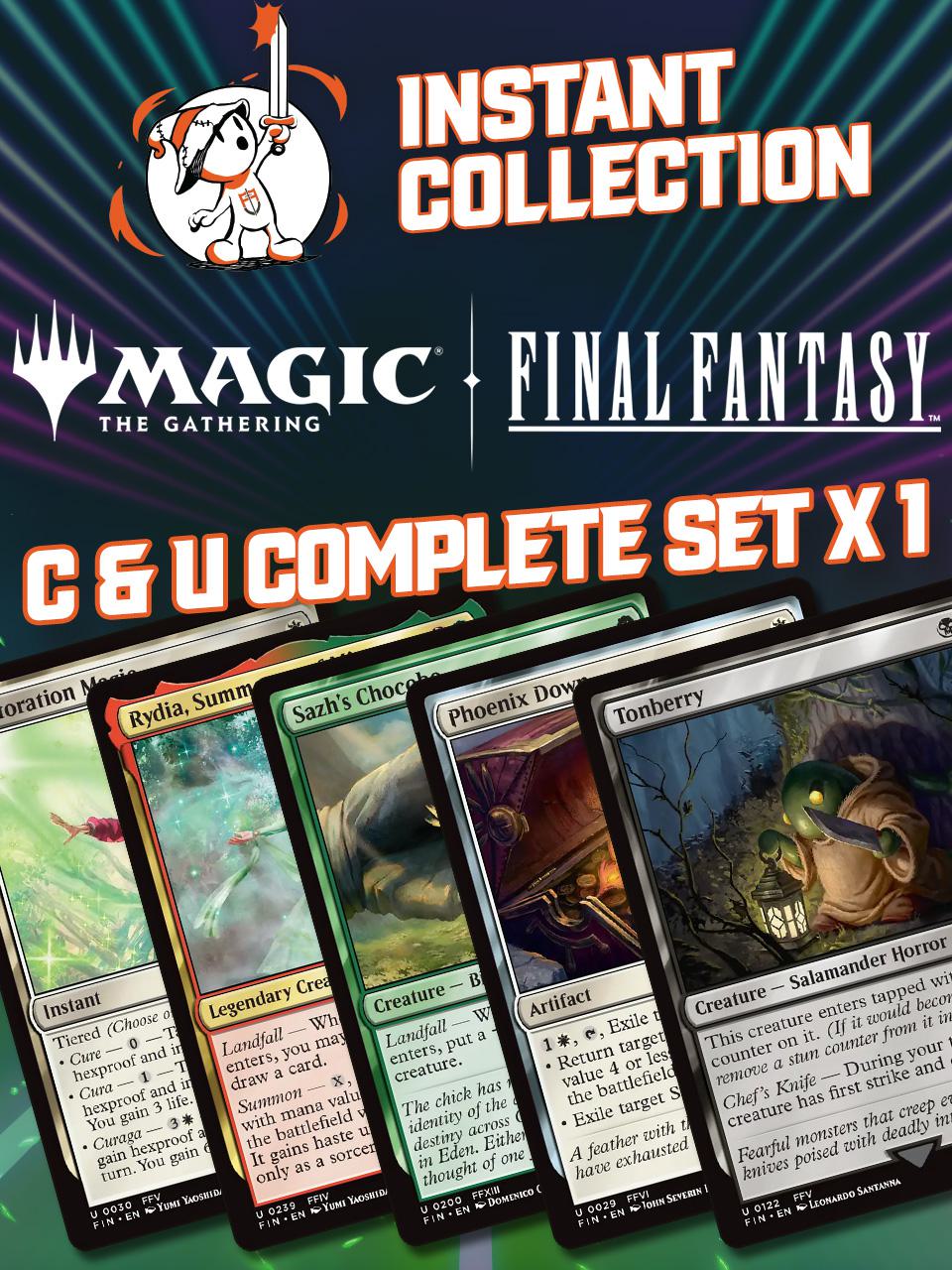 Instant Collection - FINAL FANTASY - Complete Set - Common & Uncommon x 1