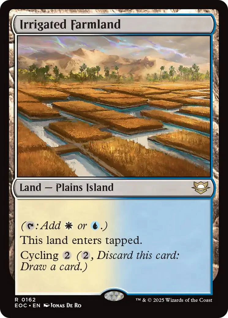 Irrigated Farmland [162] [Edge of Eternities: Commander] [Non-Foil]