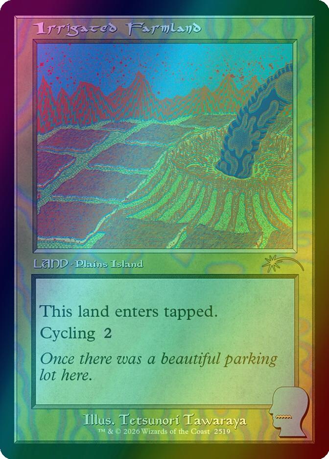 Irrigated Farmland [2519] [Retro Frame] [Brain Dead: New Earth Mentality] [Secret Lair Drop] [Foil]