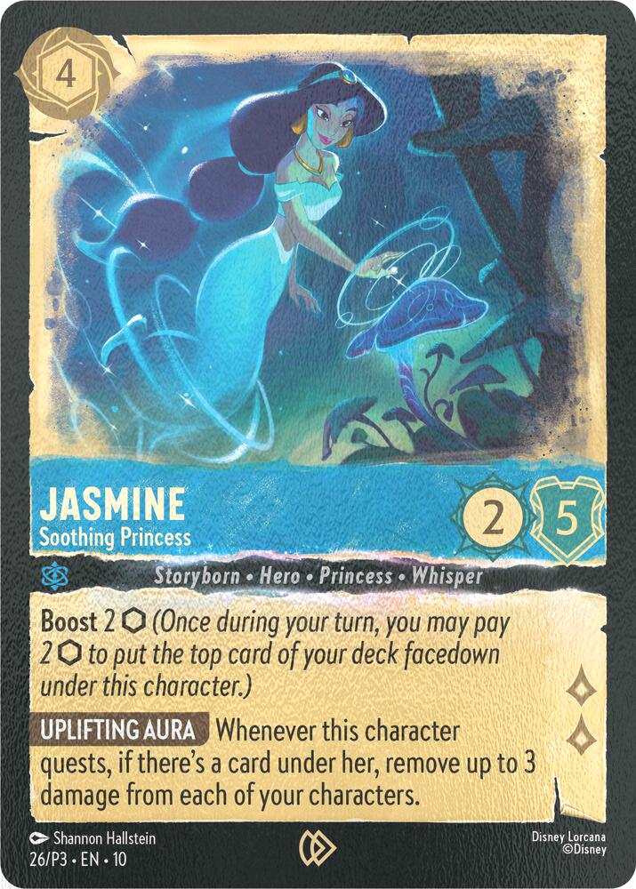 Jasmine - Soothing Princess - 26/P3 [Disney Lorcana Promo Cards] [Cold Foil]