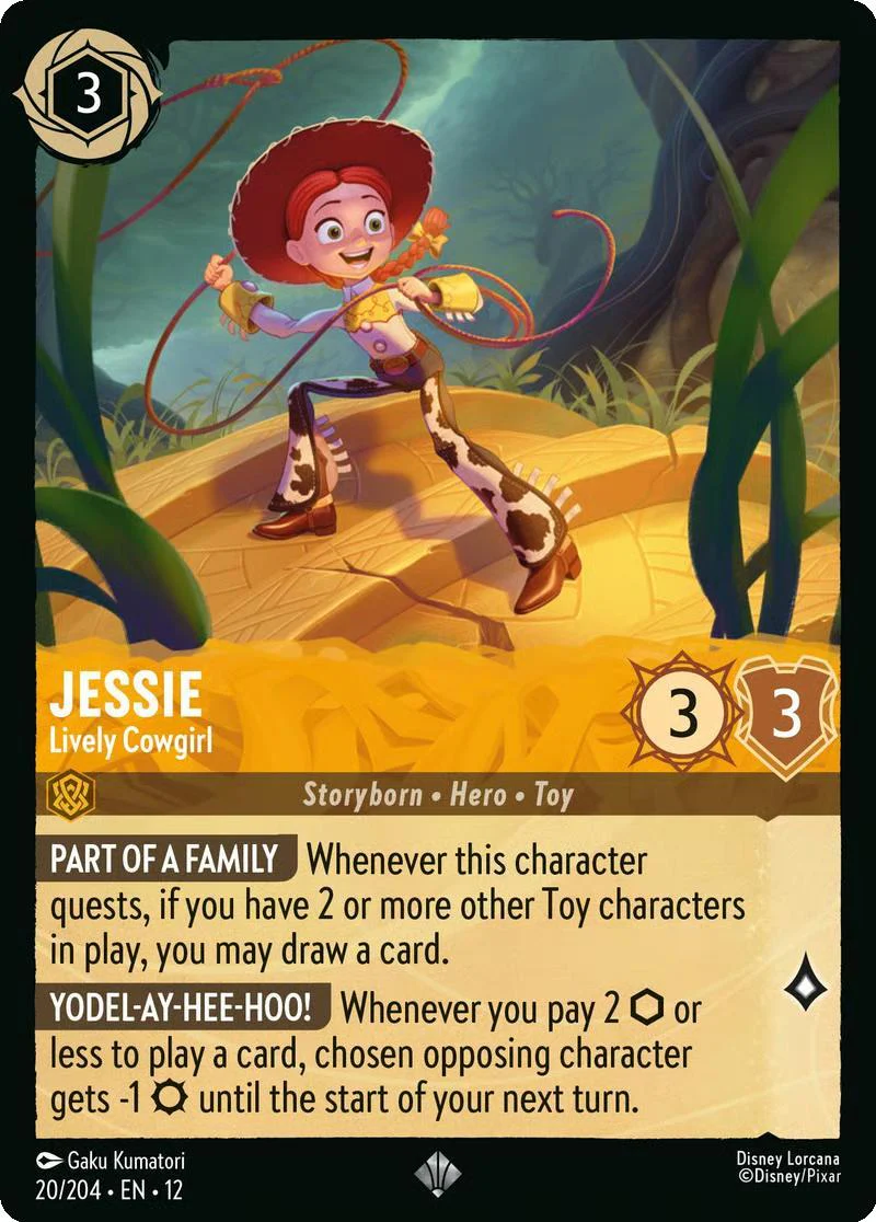 Jessie - Lively Cowgirl - 20/204 [Wilds Unknown] [Non-Foil]
