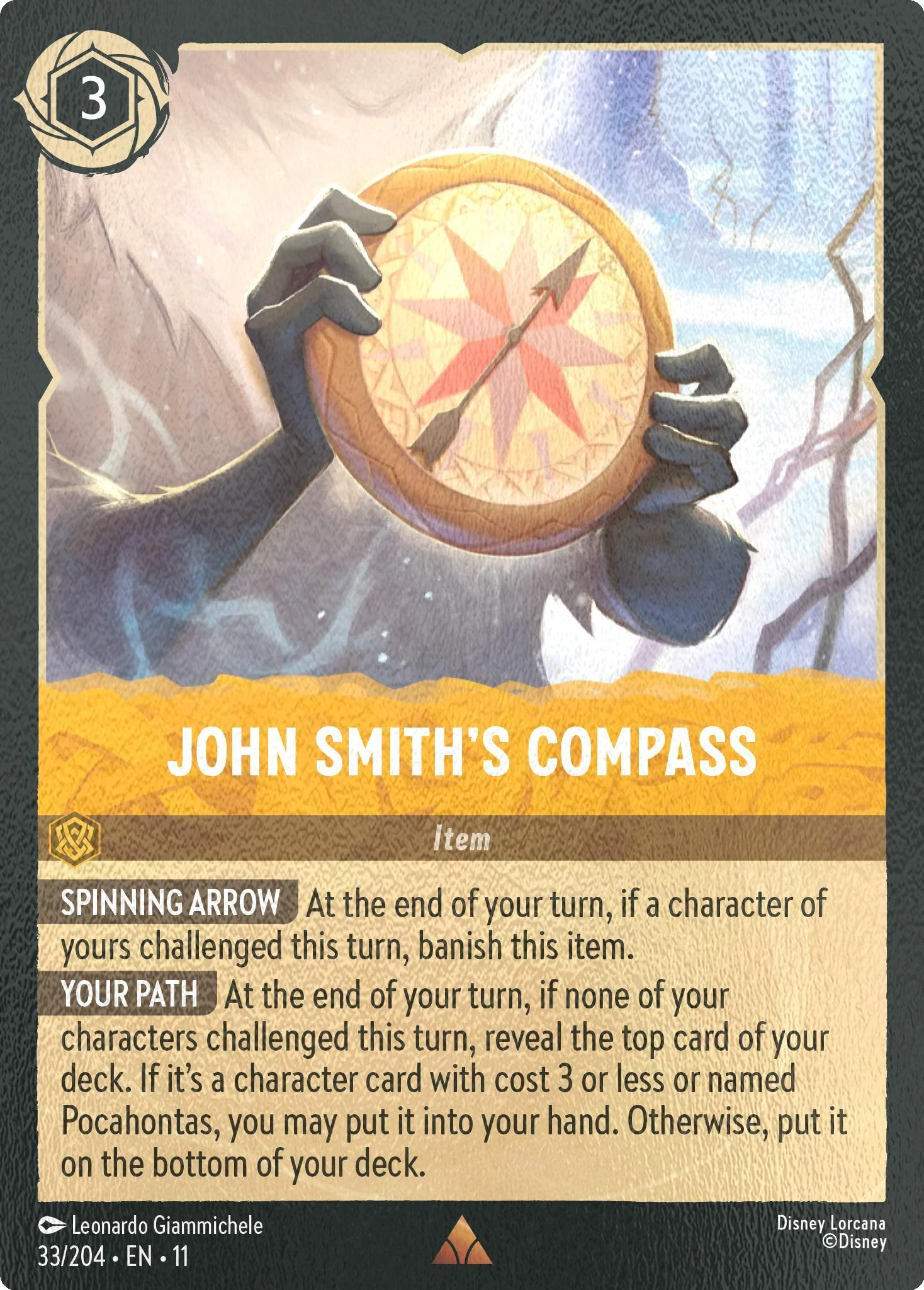 John Smith's Compass - 33/204 [Winterspell] [Cold Foil]