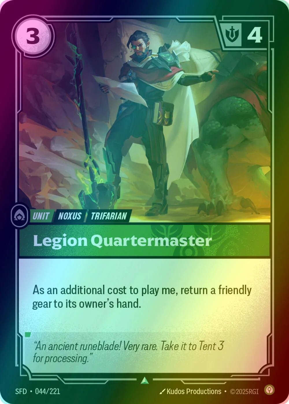 Legion Quartermaster - 044/221 [Spiritforged] [Foil]