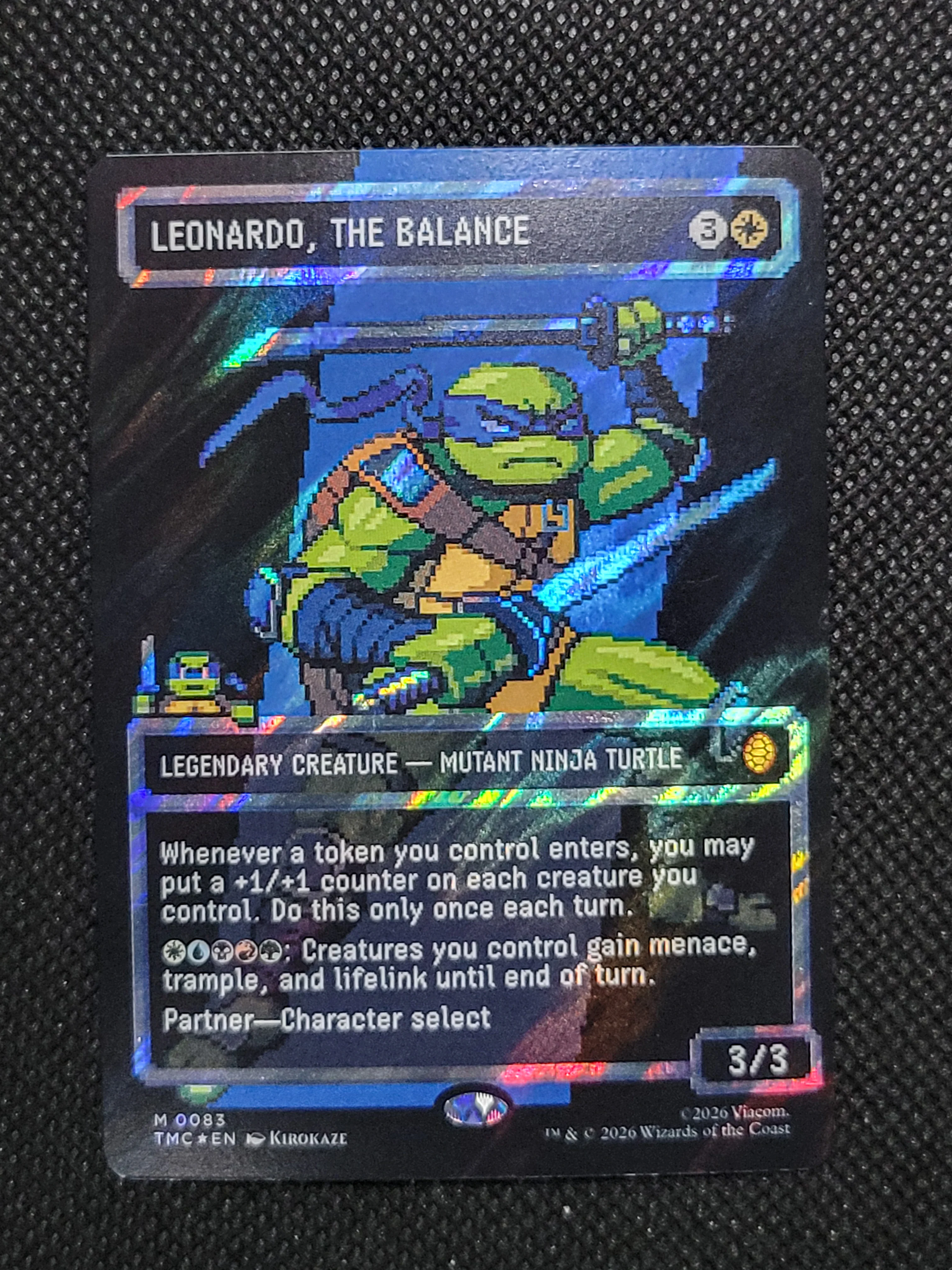 Leonardo, the Balance — Borderless|Pixel|Surge Foil — ID 16913 - Image 3