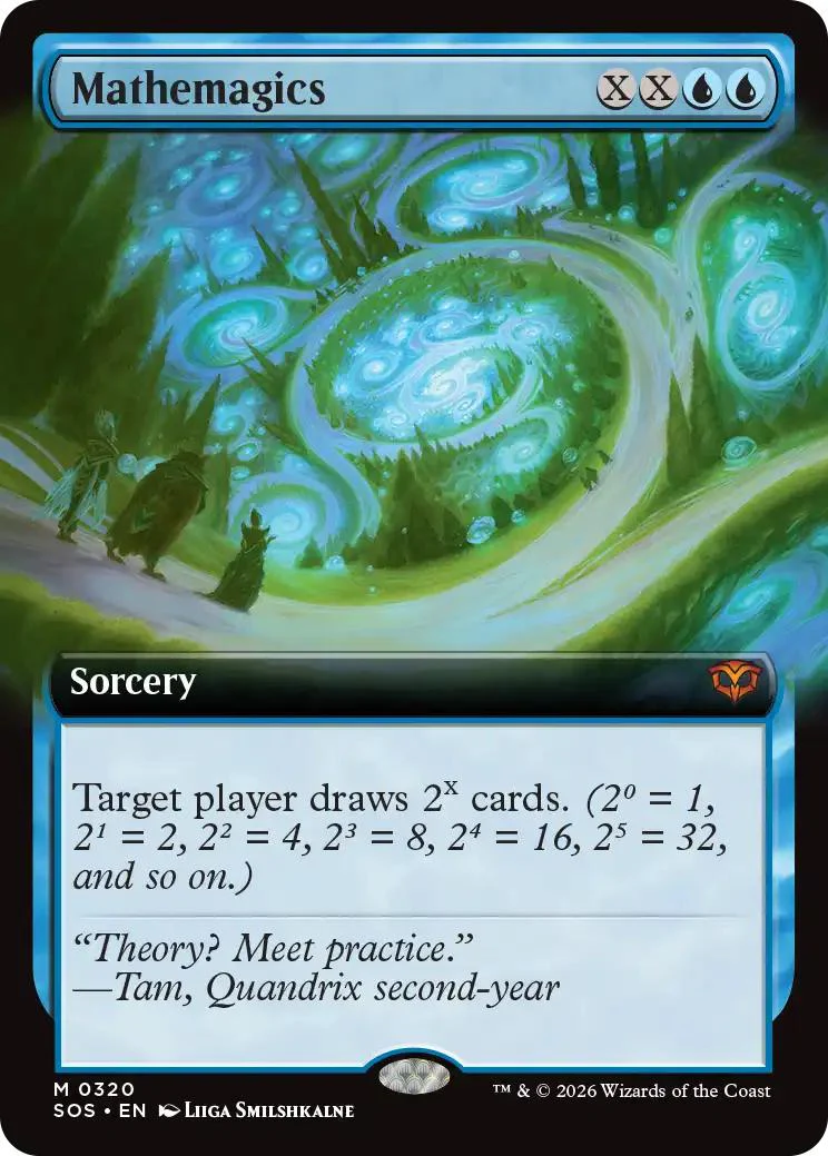 Mathemagics [320] [Extended Art] [Secrets of Strixhaven] [Non-Foil]