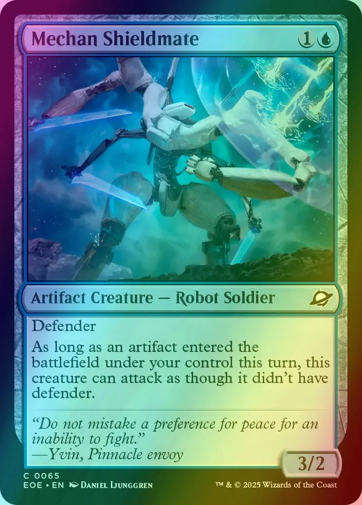 Mechan Shieldmate [65] [Edge of Eternities] [Foil]