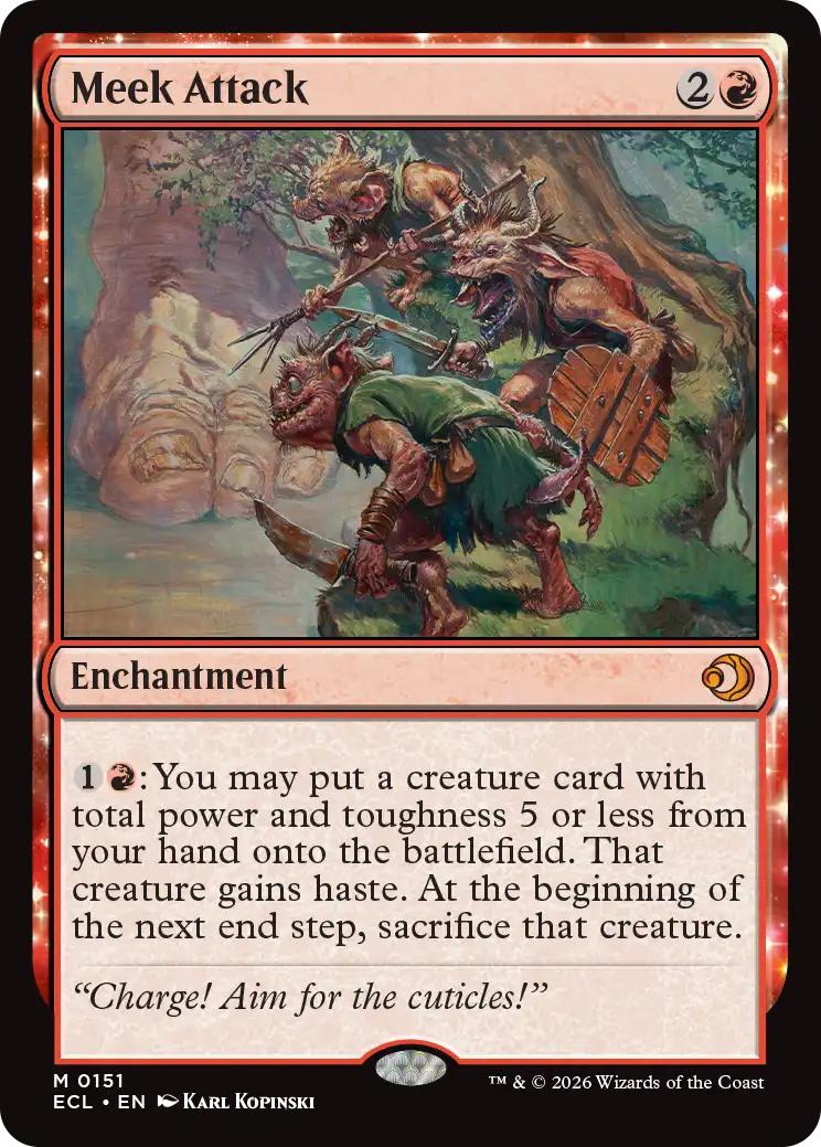 Meek Attack [151] [Lorwyn Eclipsed] [Non-Foil]