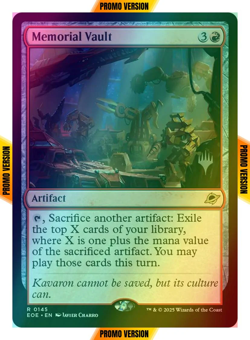 Memorial Vault [145p] [Promo Pack] [Edge of Eternities: Promos] [Foil]