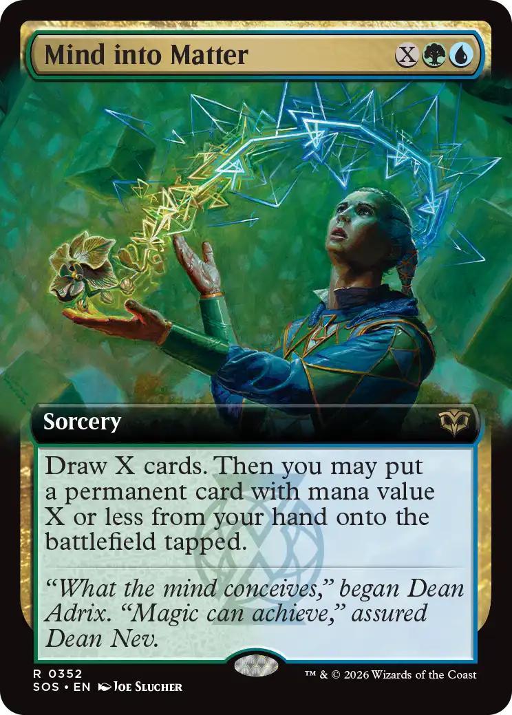 Mind into Matter [352] [Extended Art] [Secrets of Strixhaven] [Non-Foil]