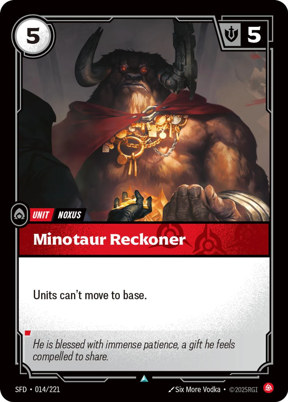 Minotaur Reckoner - 014/221 [Spiritforged] [Non-Foil]