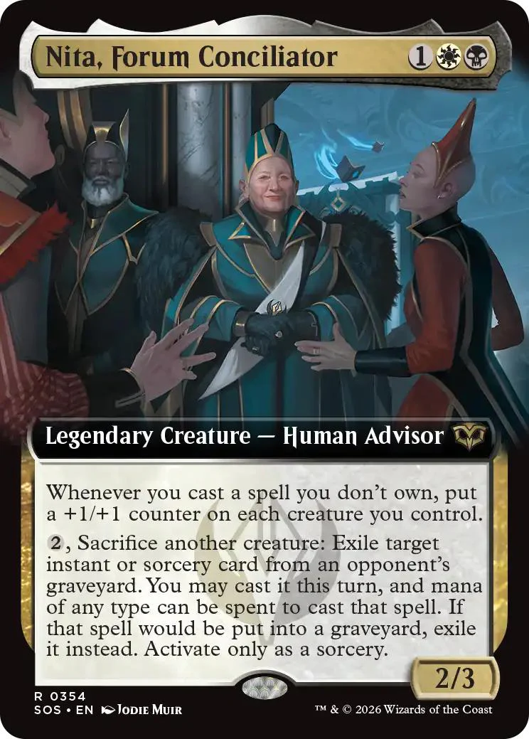 Nita, Forum Conciliator [354] [Extended Art] [Secrets of Strixhaven] [Non-Foil]