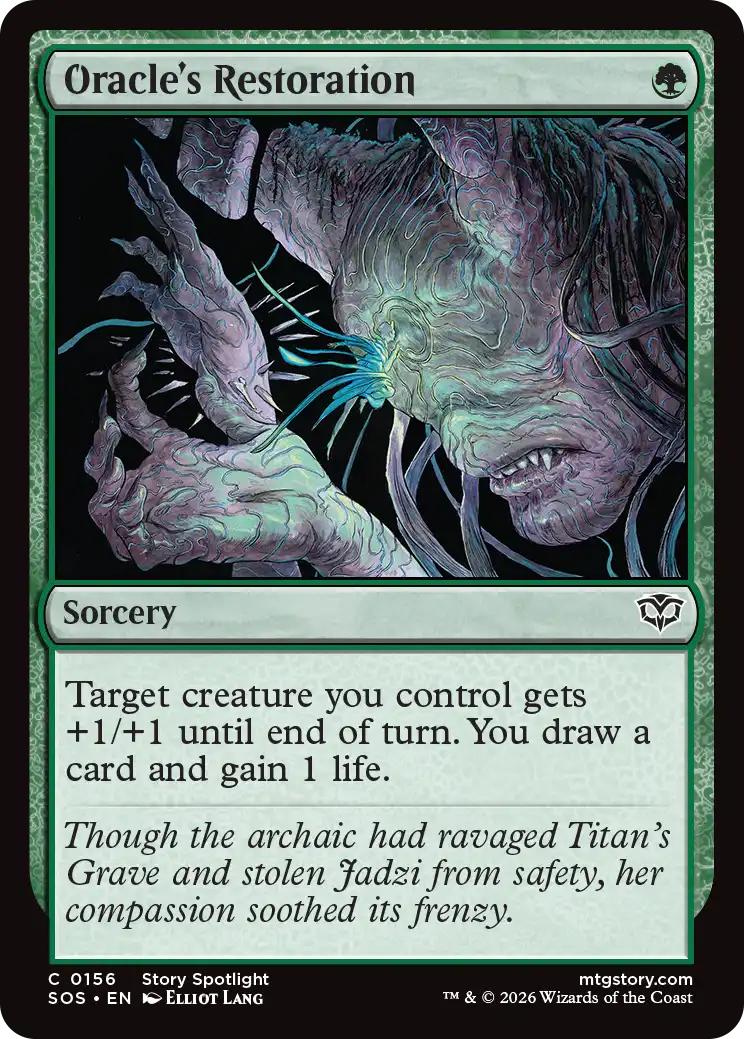 Oracle's Restoration [156] [Secrets of Strixhaven] [Non-Foil]