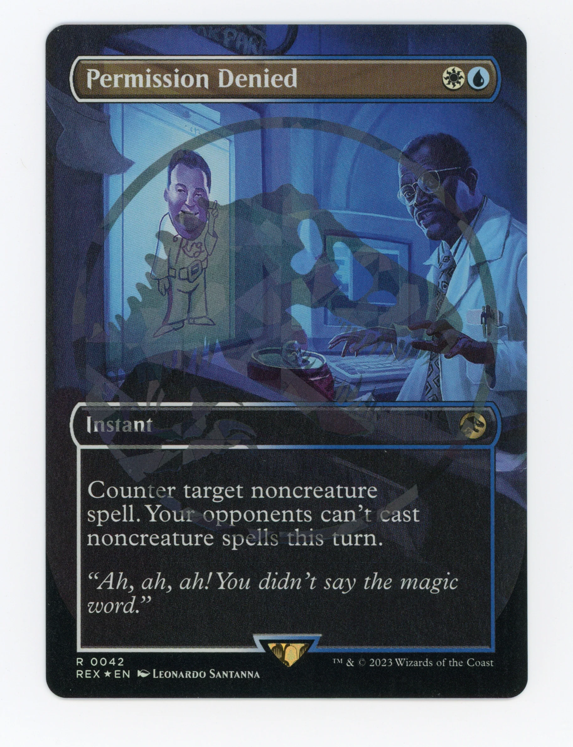 Permission Denied — Borderless|Emblem|Foil — ID 17941