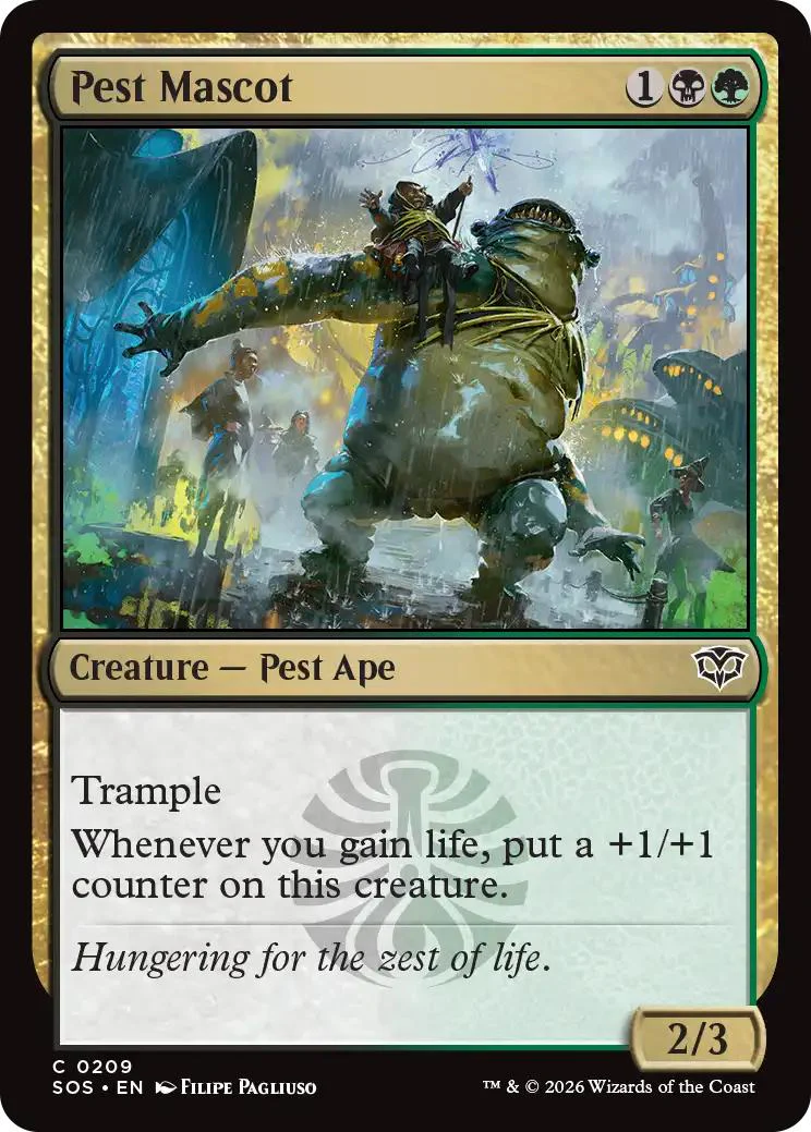 Pest Mascot [209] [Secrets of Strixhaven] [Non-Foil]