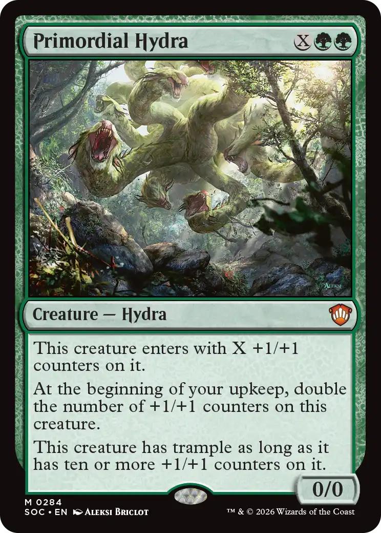 Primordial Hydra [284] [Secrets of Strixhaven: Commander] [Non-Foil]