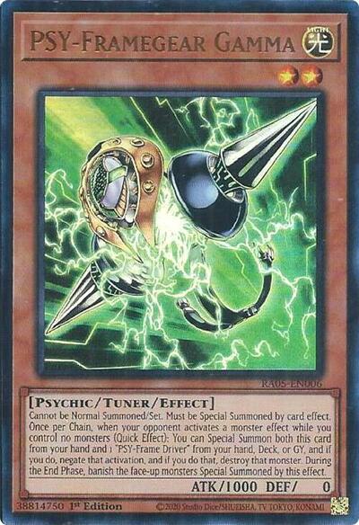 PSY-Framegear Gamma - RA05-EN006 - Ultra Rare - 1st Edition