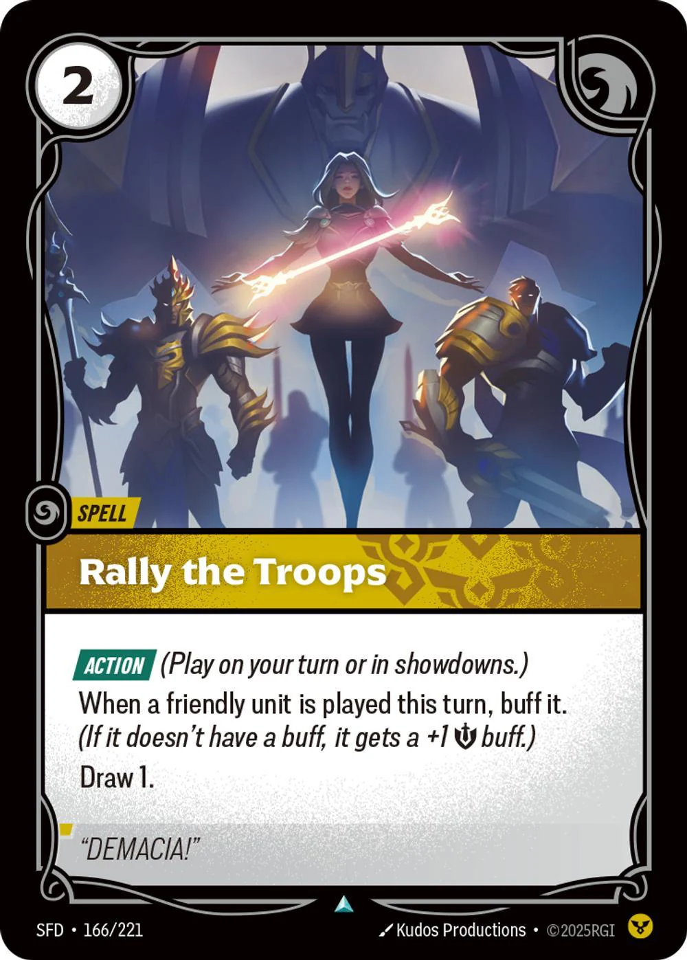 Rally the Troops - 166/221 [Spiritforged] [Non-Foil]
