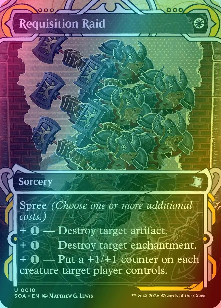 Requisition Raid [10] [Showcase] [Secrets of Strixhaven: Mystical Archive] [Foil]